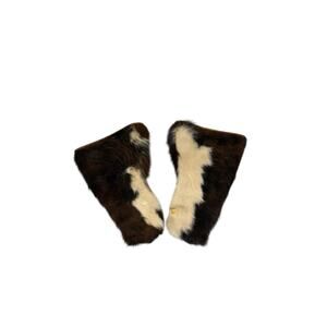 Cabin Leather Animal Fur Home Decor Mits Wall Decor Lodge Handmade